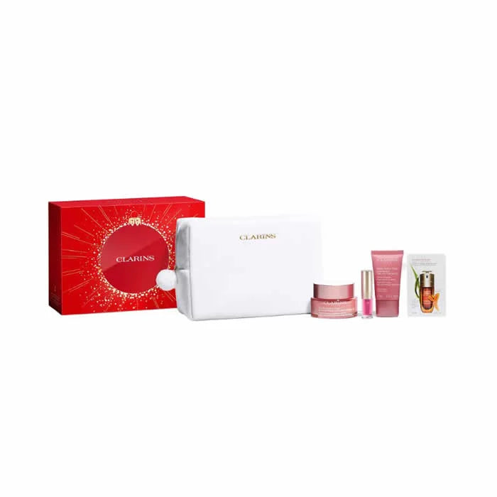 Clarins Crème Multi-Active de Jour Tous Types de Peau 50ml Set de 4 Pièces 