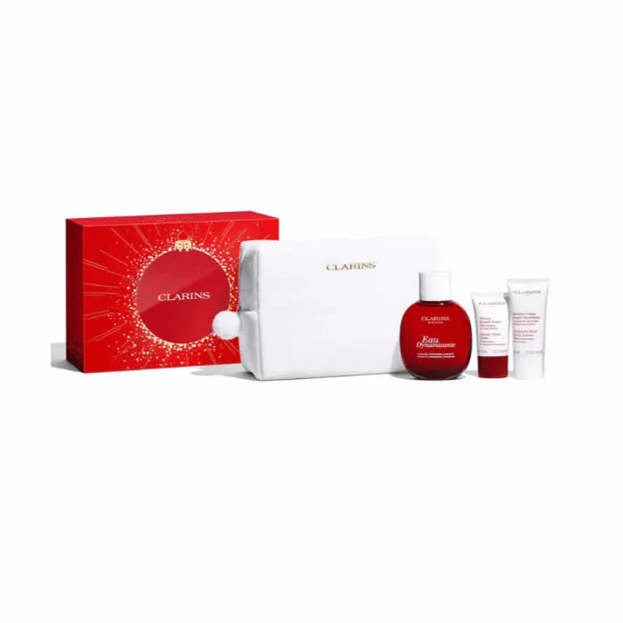 Clarins Eau de Soin Eau Dynamisante 100 ml Sada 4 kusů 