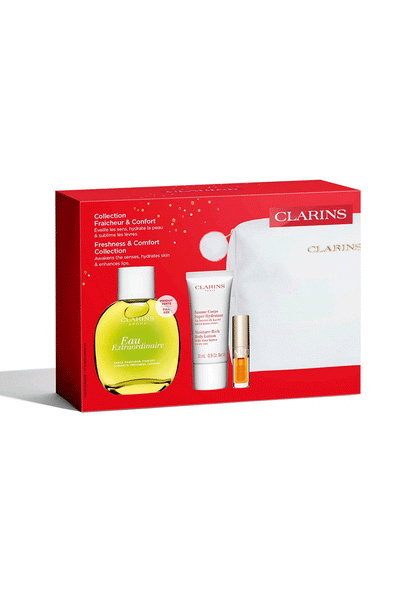 Clarins Eau Extraordinaire 100ml Set 4 Pezzi — Eau de Toilette