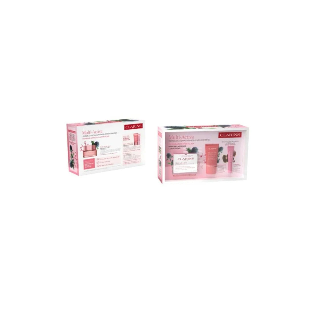 Clarins Set Multi Activa Giorno 50 ml Notte 15 ml Labbra 21 — 페이스 세트