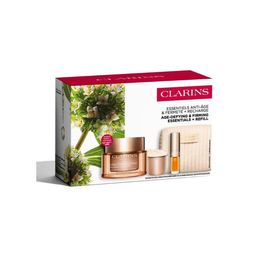 Clarins Extra-Firming — gaveeske med oppstrammende krem for alle hudtyper 4 deler