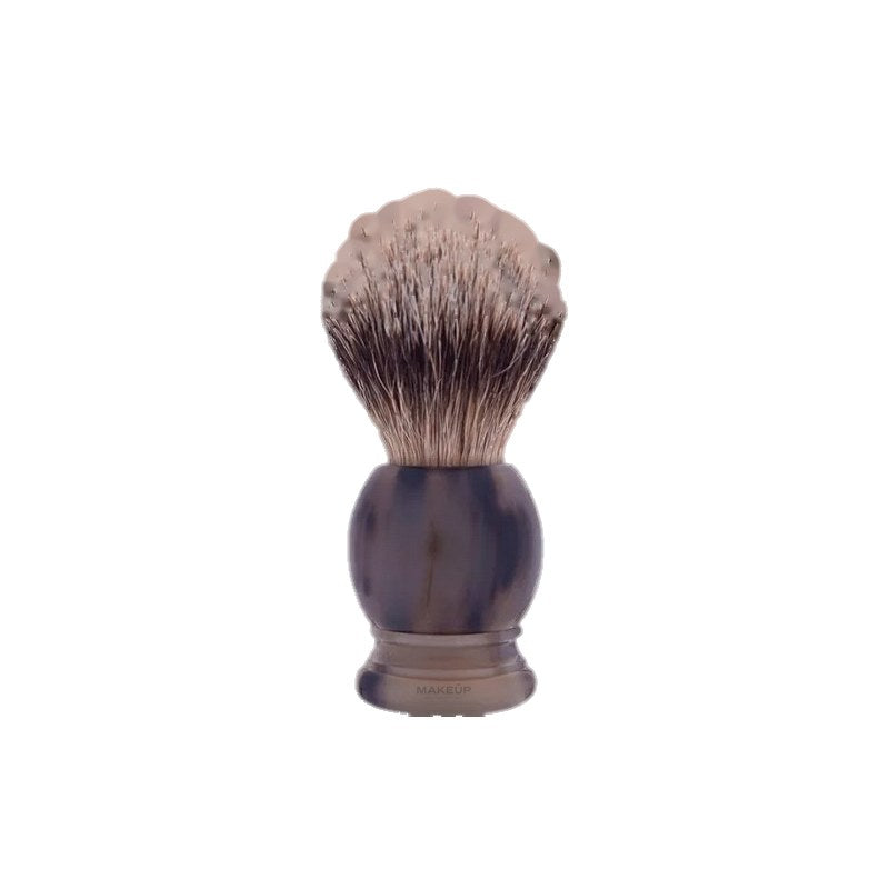 Pennello da barba, misura 12 Plisson Horn &amp; High Mountain White Shaving Brush