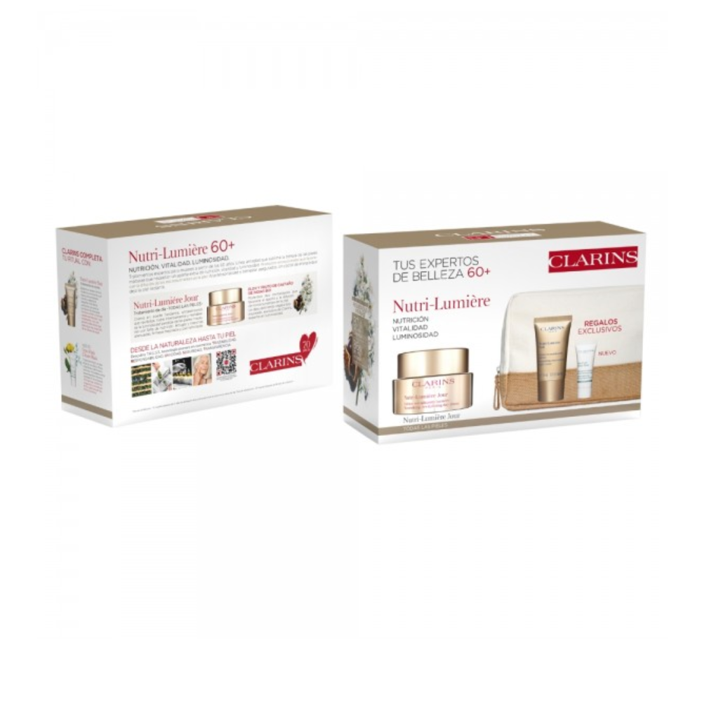Set Clarins 뉴트리 루미에르디아 50ml 나이트 크림 15ml 마스카 크리오-플래시 5ml@ 