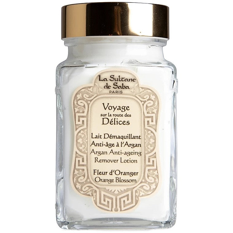 La Sultane de Saba Bio Argan &amp; Orange Blossom Åldersmotverkande rengöringsmjölk för ansiktet 100 ml