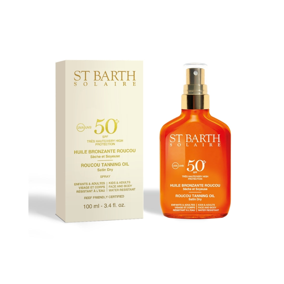Ligne St. Barth Roucou Tanning Olio SPF 50 100ml — Olio Solare