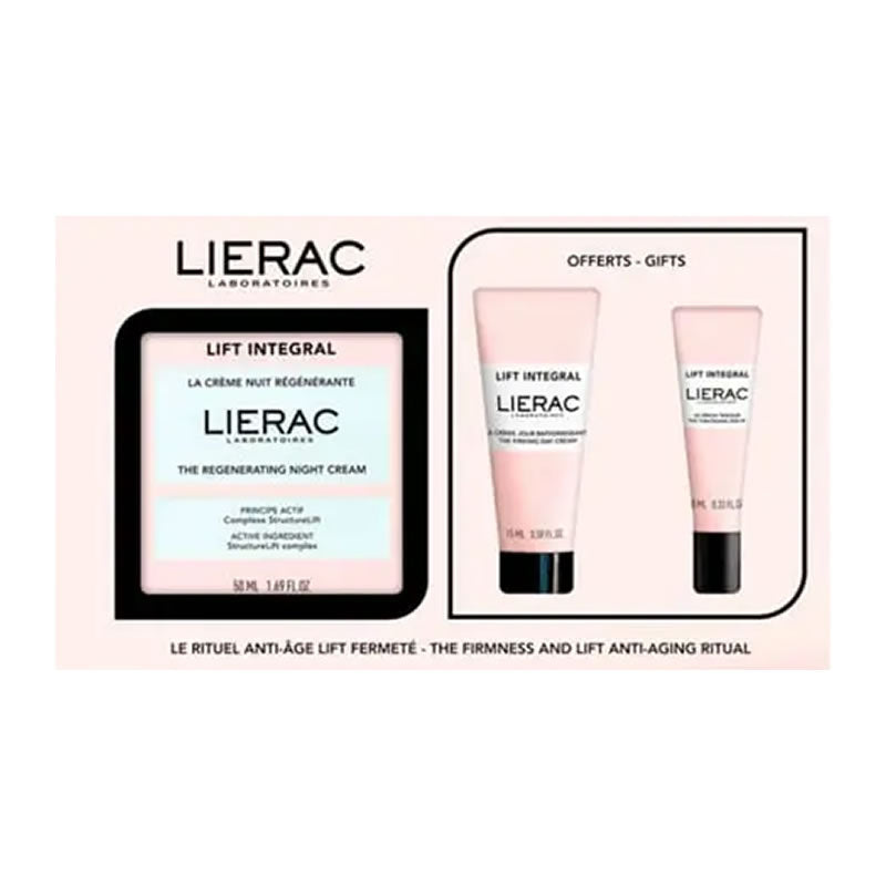 데이크림 Lierac 리프트 인테그랄 50ml + 나이트 크림 15ml + 세럼 10ml