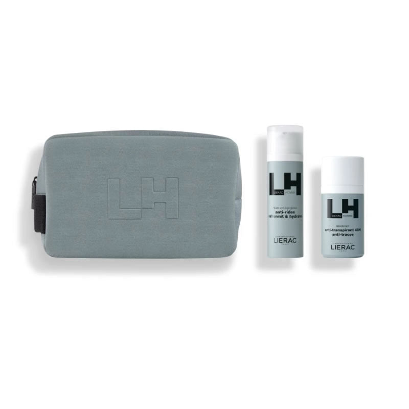 Lierac Homme Global anti-aging vätska 50ml Set med 3 delar