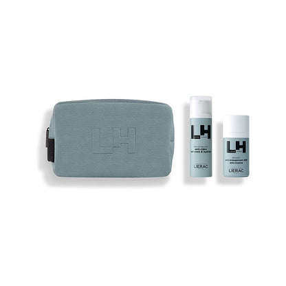 Lierac Homme Global Fluido Antiage 50 ml Cofanetto 3 pezzi Uomo — Crema Viso