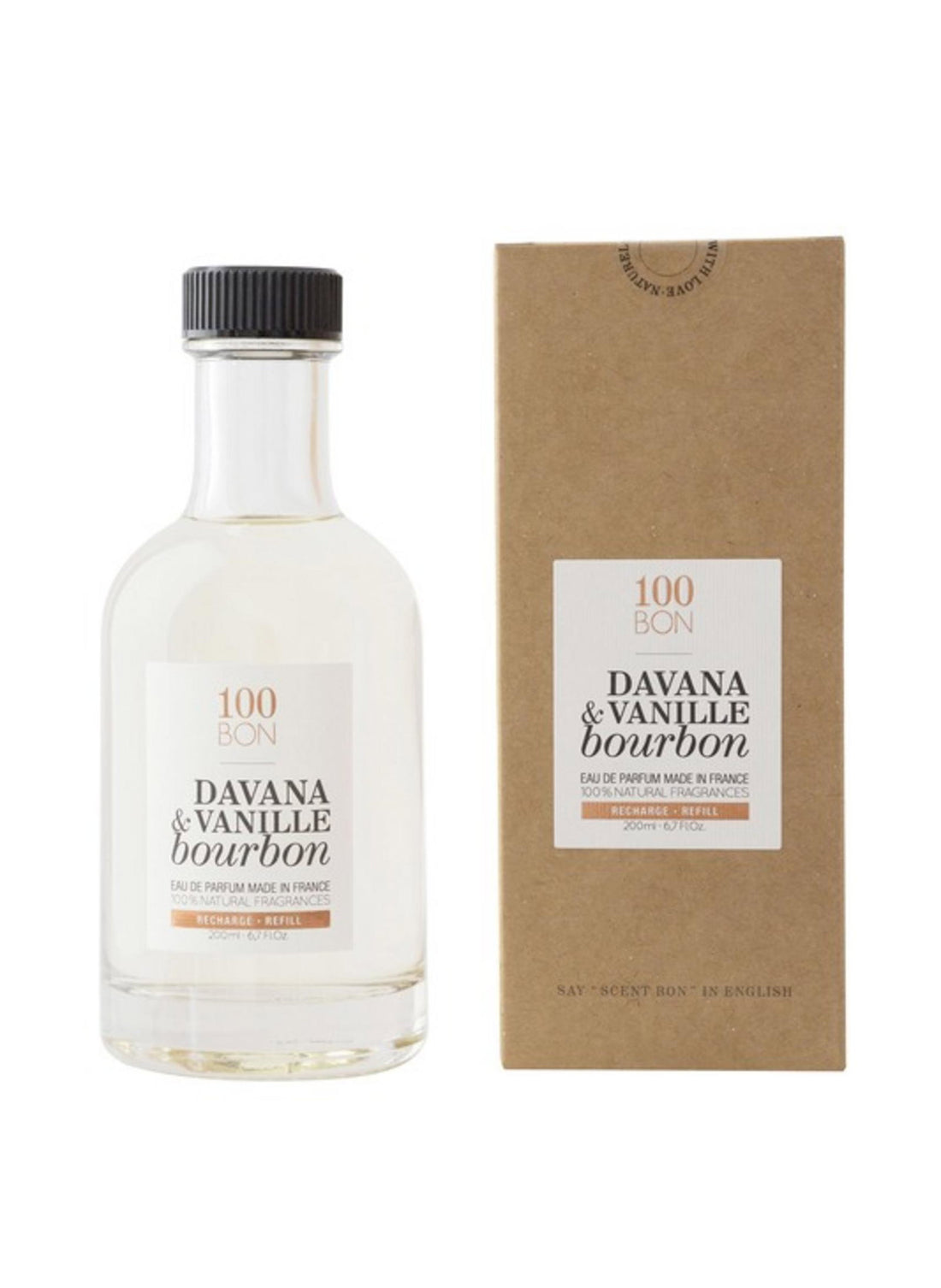Davana &amp; Vanille Bourbon, Eau De Parfum, unisex, ricarica, 200 ml