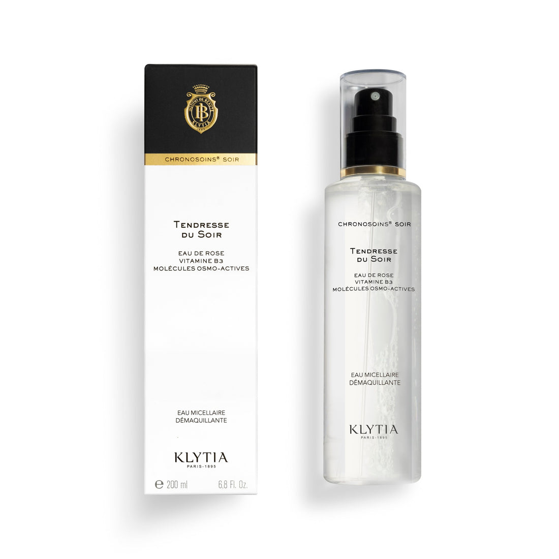 Klytia Tenresse du Soir Acqua micellare struccante delicata con vitamina B3 200 ml
