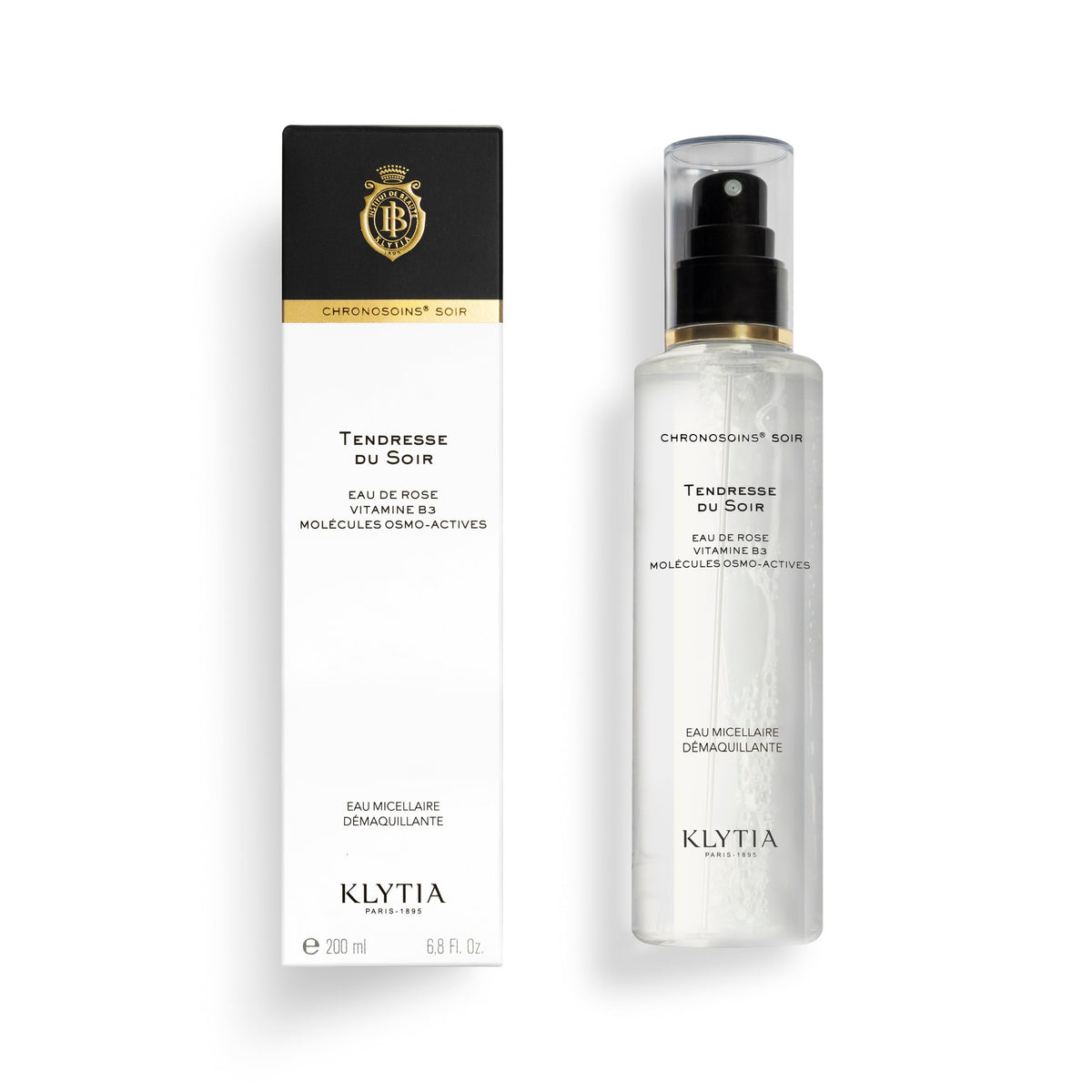 Klytia Tenresse du Soir Agua micelar desmaquillante suave con vitamina B3 200 ml
