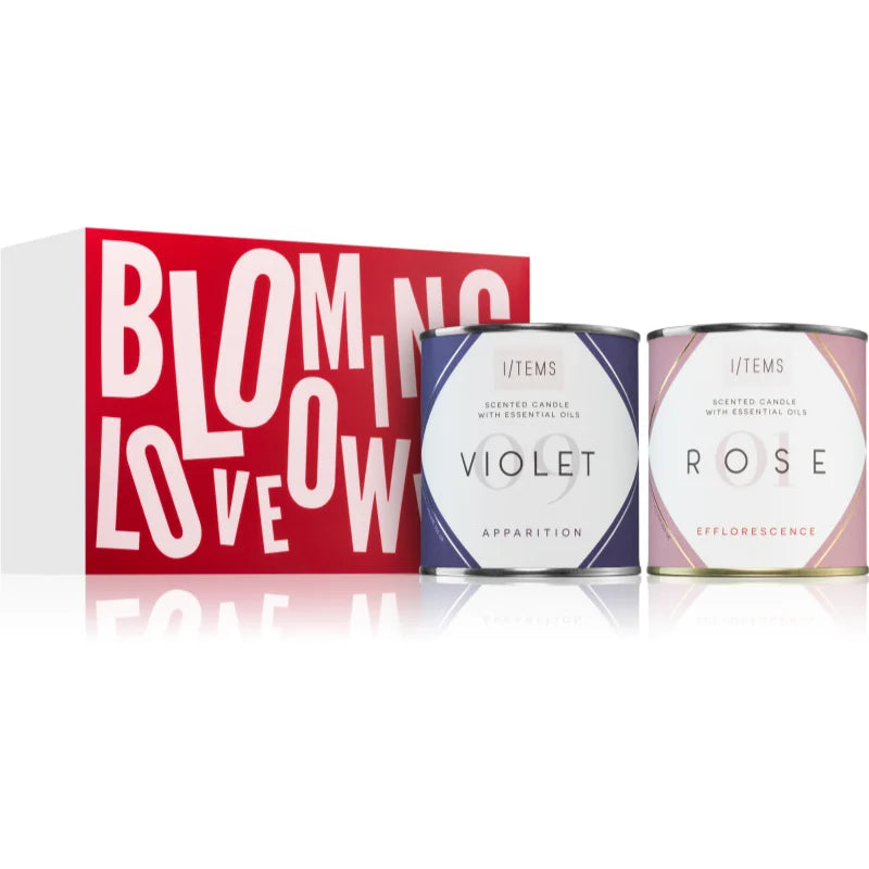 I/TEMS Blooming Love / 1 2x200 g confezione regalo candele