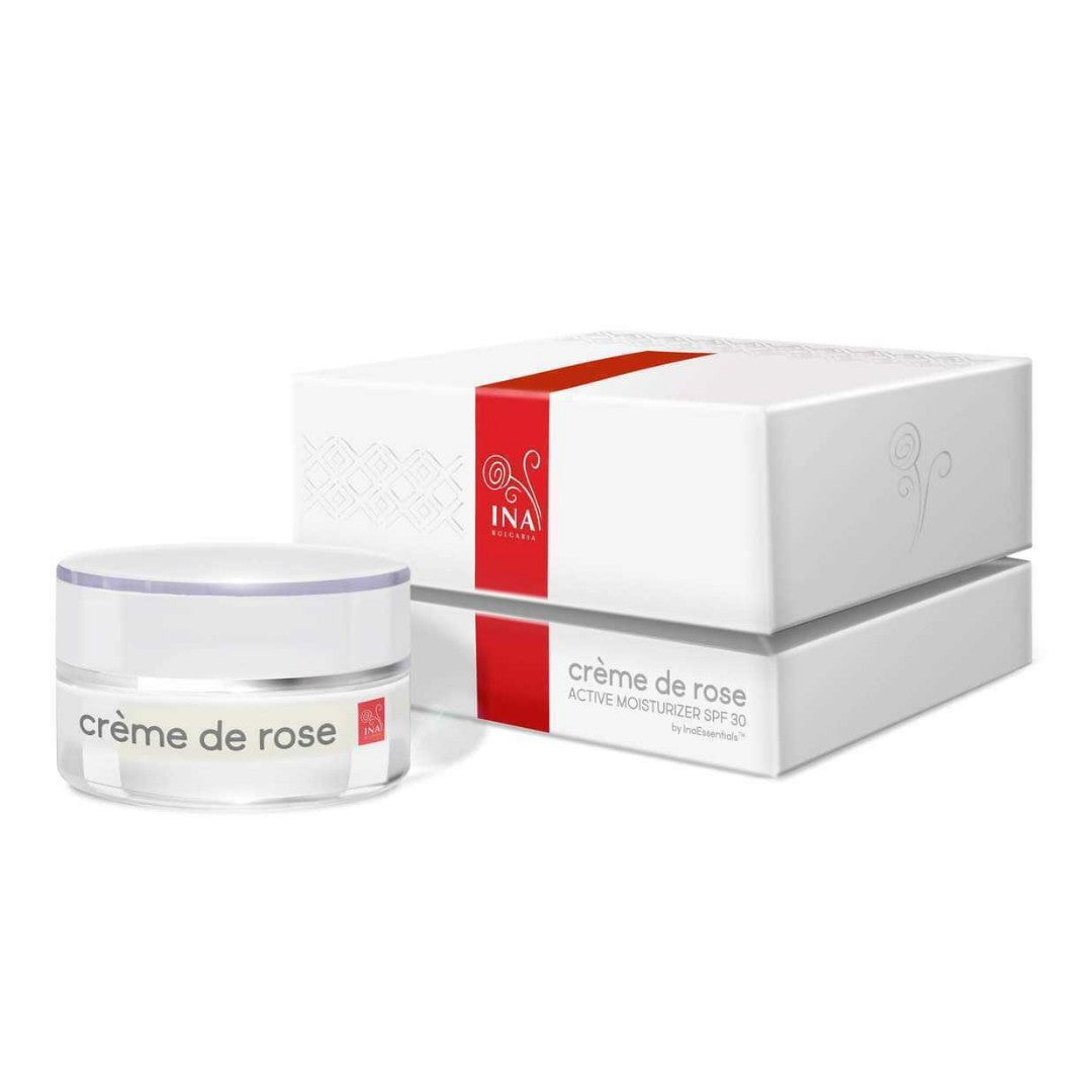 Ina Essentials Creme De Rose Active Idratante SPF 30 50 ml — Κρέμα ημέρας με βιολογικό έλαιο τριαντάφυλλου