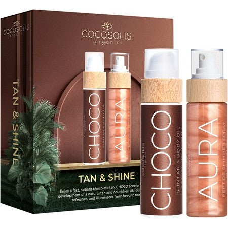 Cocosolis Tan &amp; Shine — Set Regalo Abbronzatura