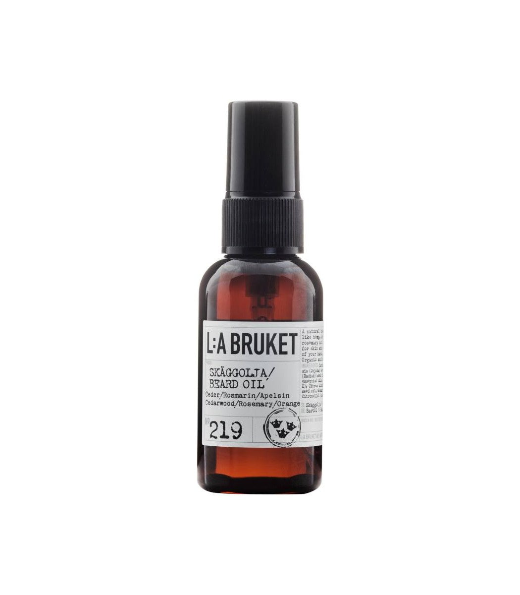 L:A Bruket 219 BEARD CEDAR Öl 60 ml