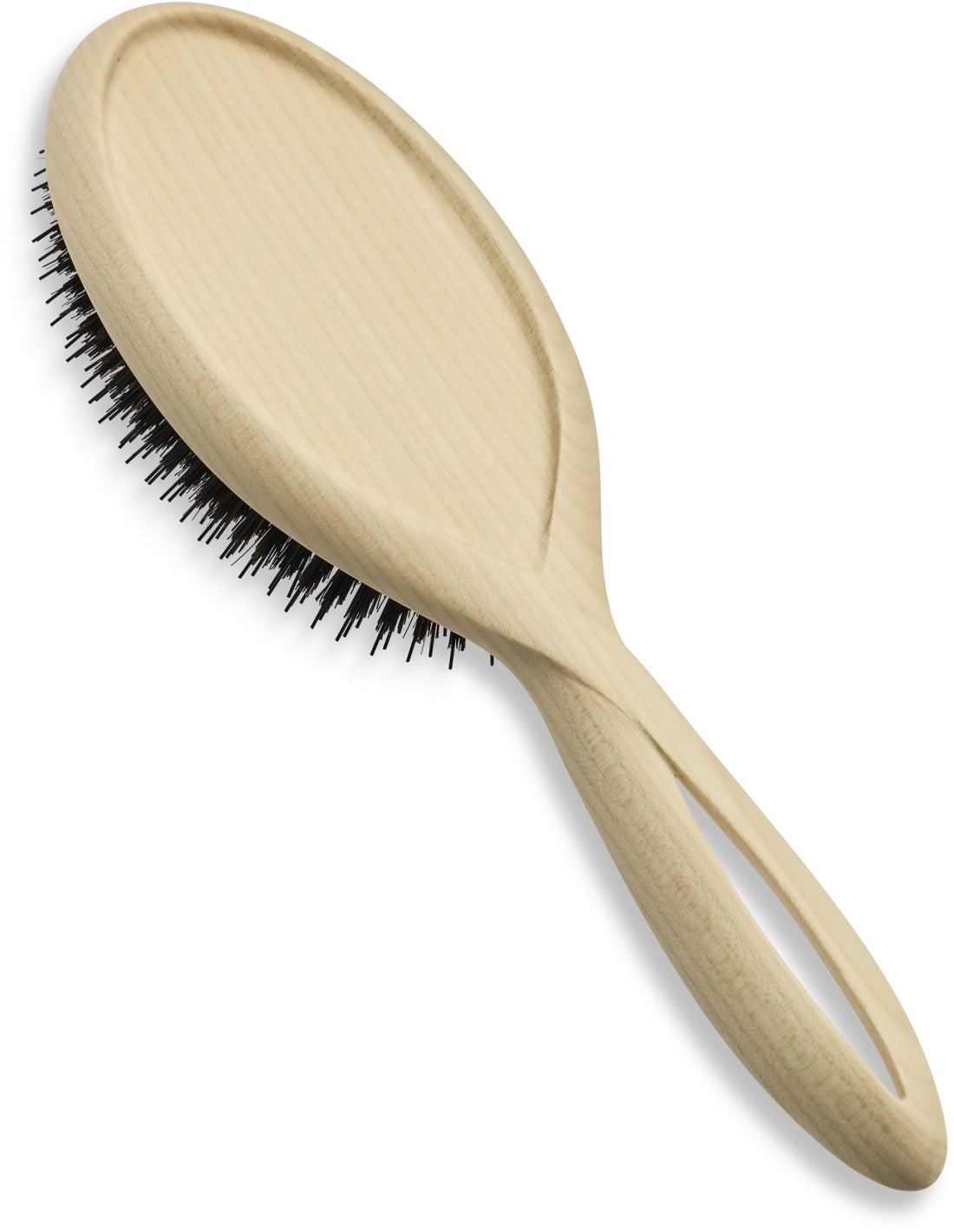 Spazzola per capelli in legno d&