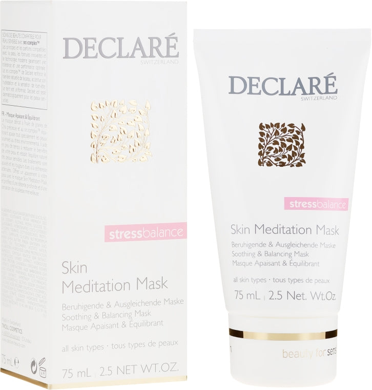 Maschera viso lenitiva Declare Stress Balance Skin Meditation Mask 75 ml