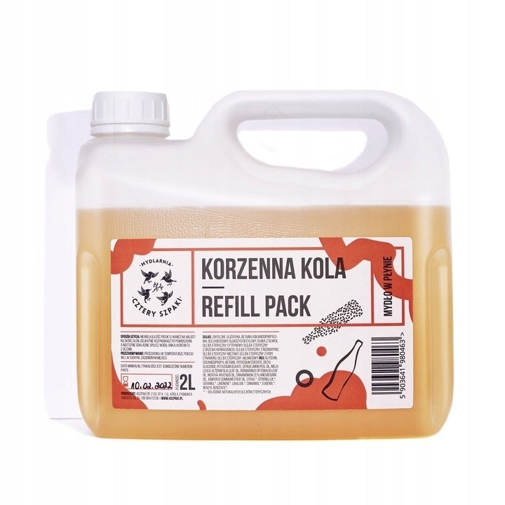 Sapone liquido "Cola speziata" (ricarica) Cztery Szpaki 2000 ml