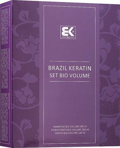Set Brazil Keratin Bio Volume (shm/300 ml + cond/300 ml + serum/100 ml)