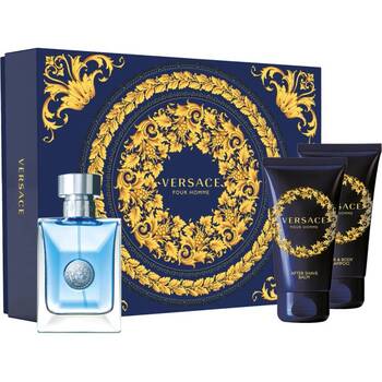 Versace Versace Pour Homme Set eau de toilette 50 ml, aftershave balm 50 ml and men's shampoo 50 ml 