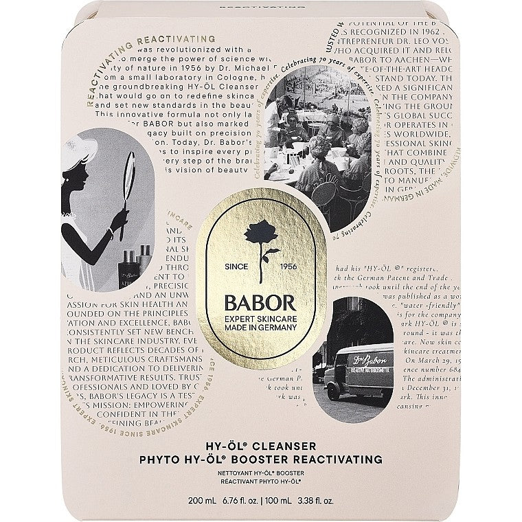 Babor Anniversary Set &amp; Phyto Reactivating Detergente 200 ml + Booster 100 ml — Set viso