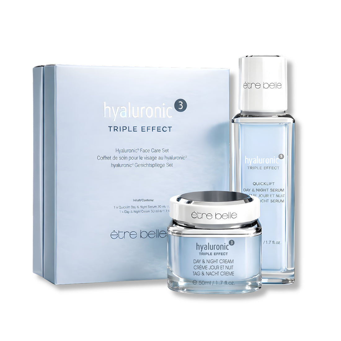 Etre Belle Hyaluronic Set cura viso crema 50 ml + siero 30 ml — Gesichtspflegeset
