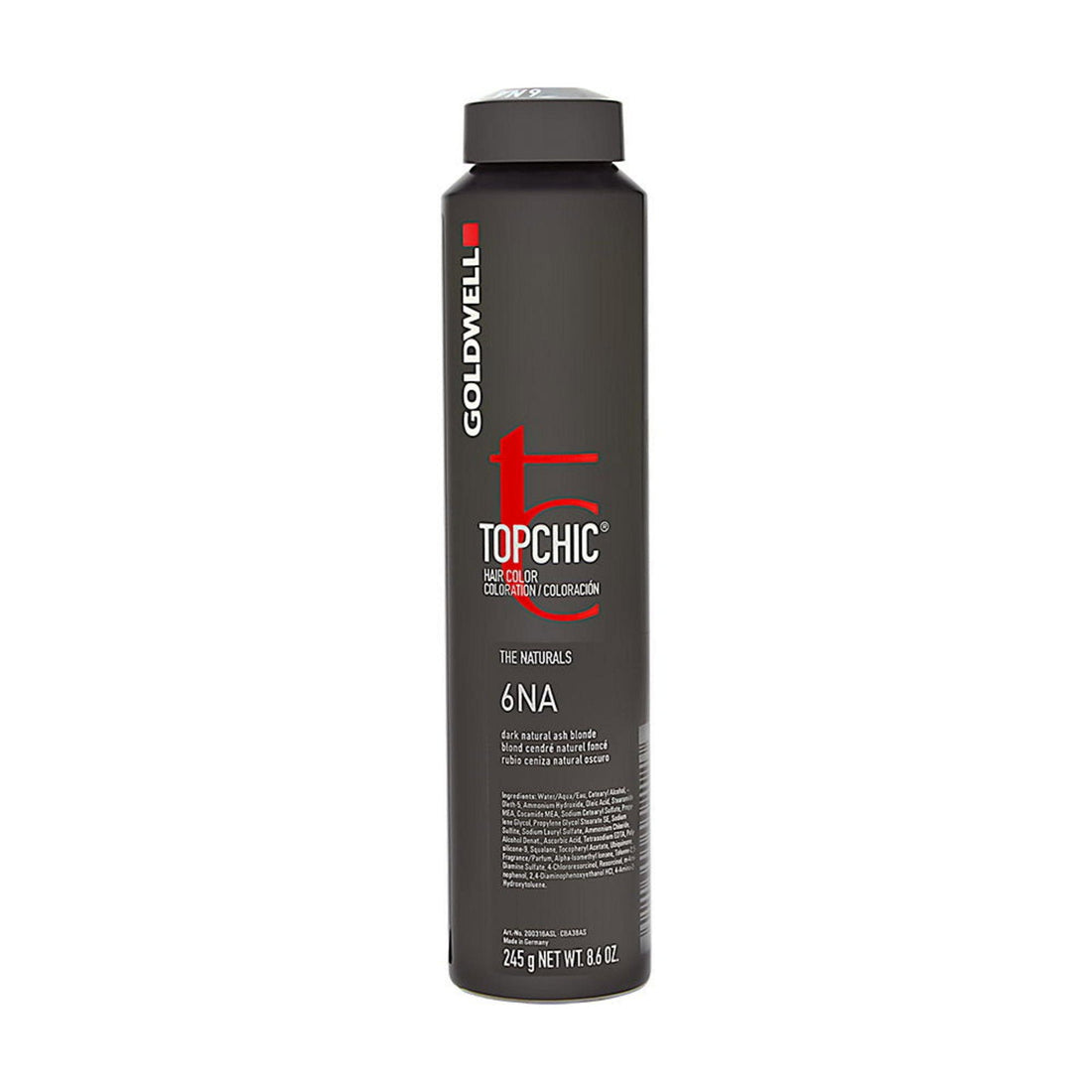 Goldwell TopChic Tintura permanente 6NA Biondo cenere naturale scuro 250 ml — Tintura capelli