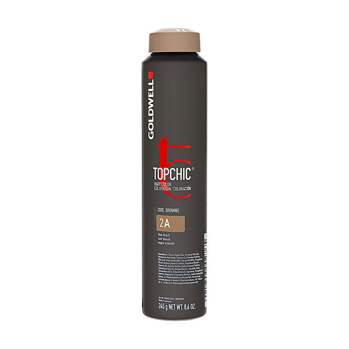 Goldwell TopChic 2A Blu Nero 250 ml — 永久ヘアカラー