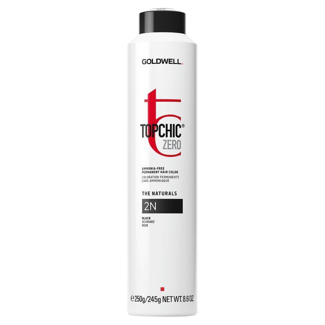 Goldwell Topchic Zero Permanent Tinta capelli 2N Nero 60 ml — Tinte para el cabello