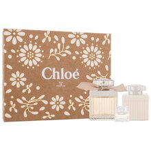 Chloé Chloe eau de parfum gift set 75 ml body lotion 100 ml and Chloé Chloé eau de parfum miniature 5 ml - 75 ml 
