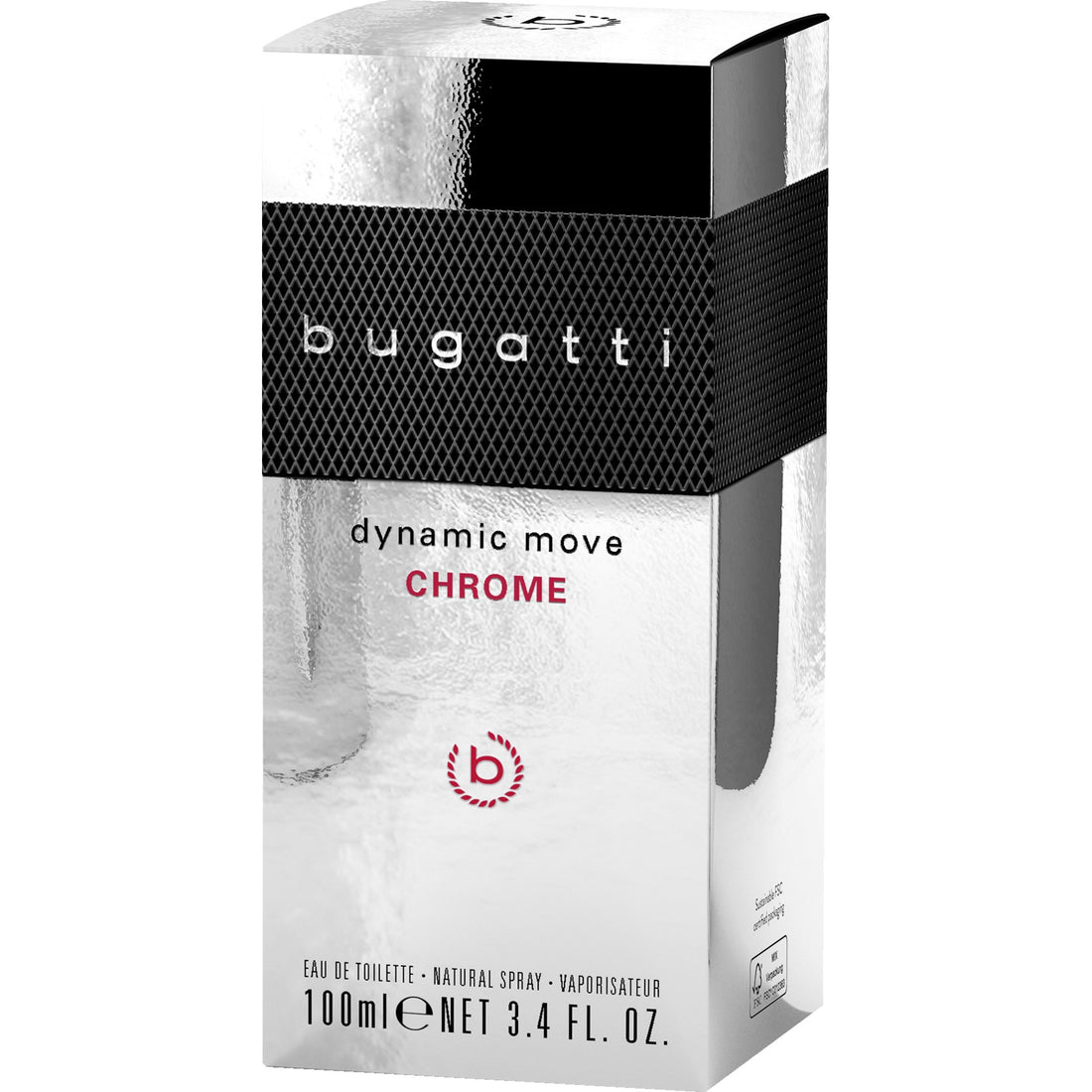 Bugatti Dynamic Move Chrome Eau de toilette 100 ml — Eau de toilette uomo