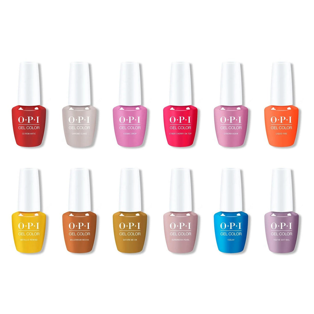 Opi Gel Color Metallic Mega Mix 14 pezzi — Set Smalti
