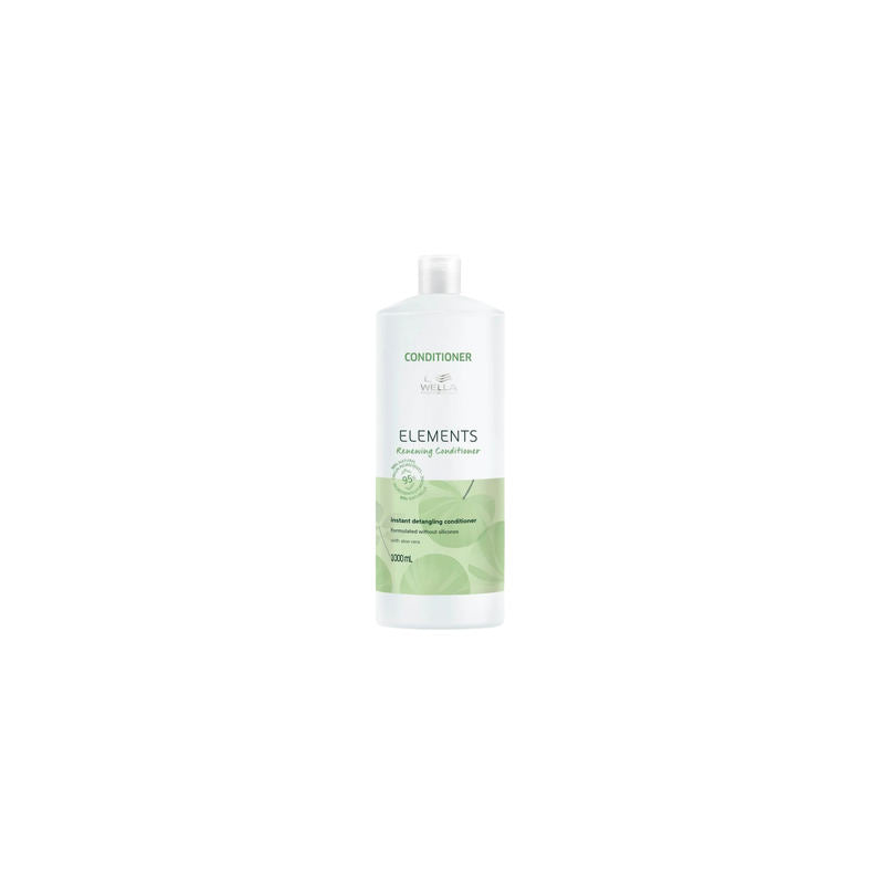 Wella Professionals Elements Renewing, senza siliconi, balsamo per capelli, anticrespo, 1000 ml