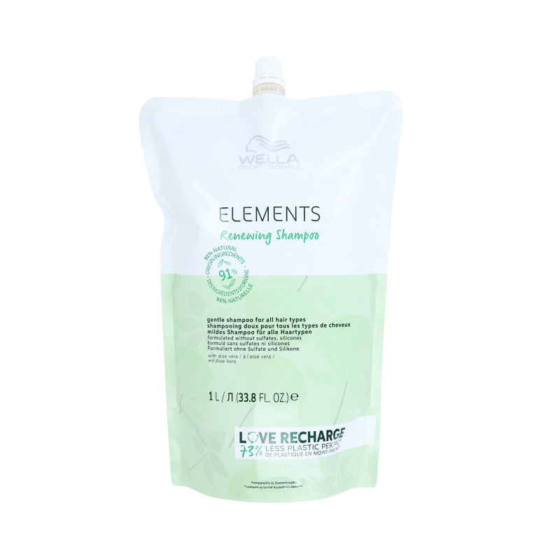 WELLA PROFESSIONALS ELEMENTS RENEWING Smoothing shmapoo - refill 1000ml