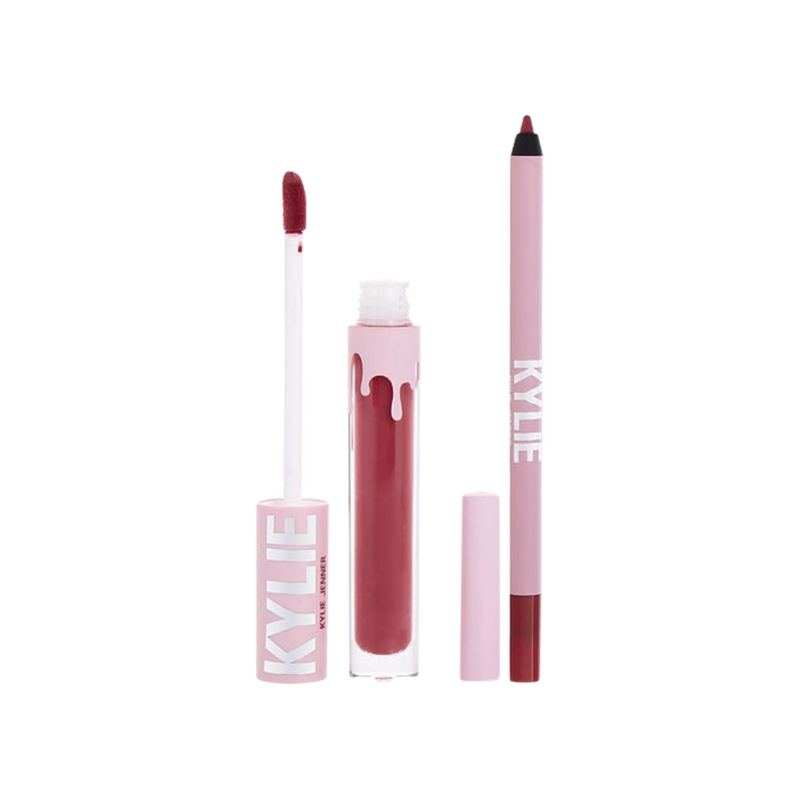 Kylie cosmetics Σετ ματ υγρού κραγιόν + μολυβιού χειλιών Απόχρωση: 503 Bad Lil Thing