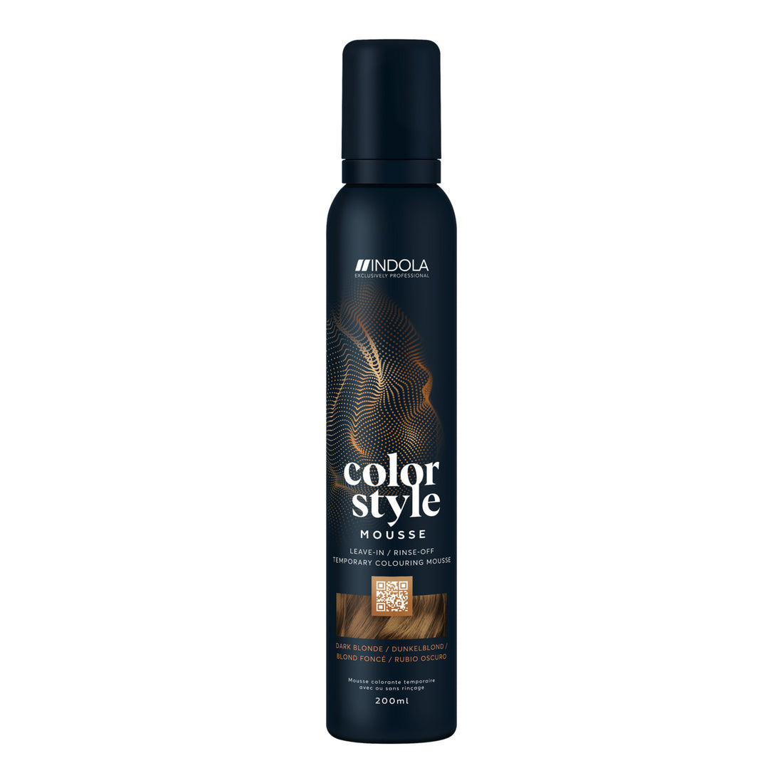 Indola Color Style Mousse farvestof 200ml mørk blond