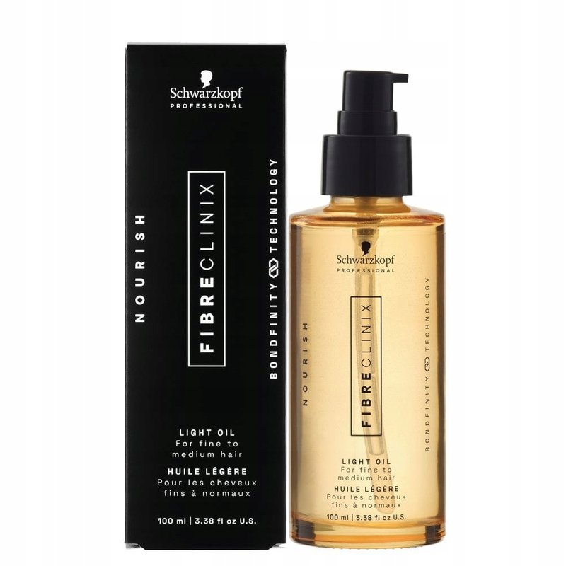 Olio per capelli, leggero Schwarzkopf Professional Fiber Clinix Bonding Light Oil 100 ml