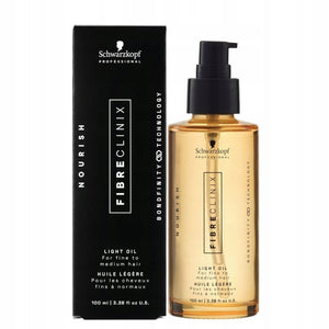 헤어 오일, 가벼운 Schwarzkopf Professional Fiber Clinix Bonding Light Oil 100 ml