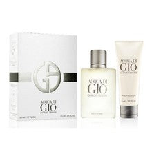 Armani Conjunto de presente masculino Acqua di Gio EDT 50 ml bálsamo pós-barba Acqua di Gio 50 ml