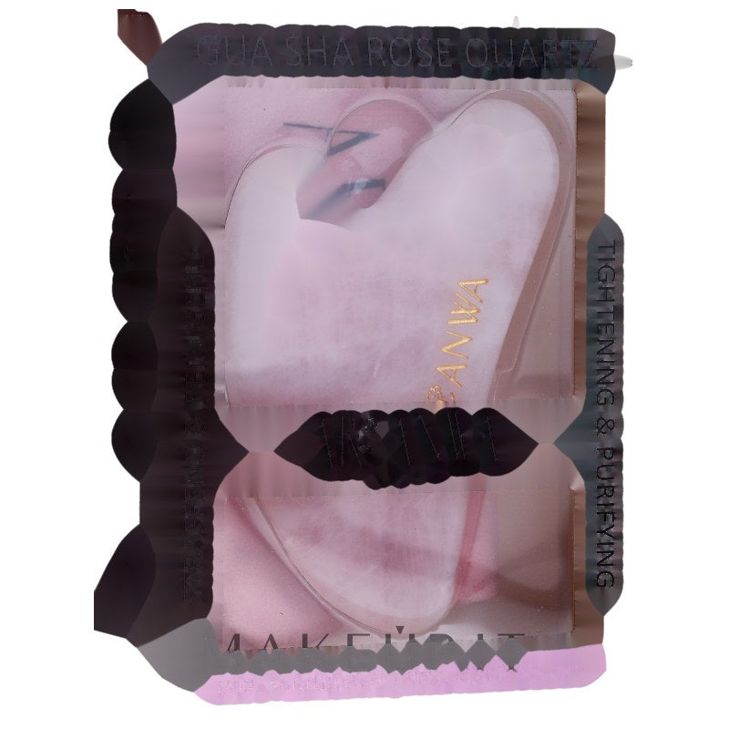 Guasha in quarzo rosa per massaggio viso ARI ANWA Skincare Rose Quartz Gua Sha