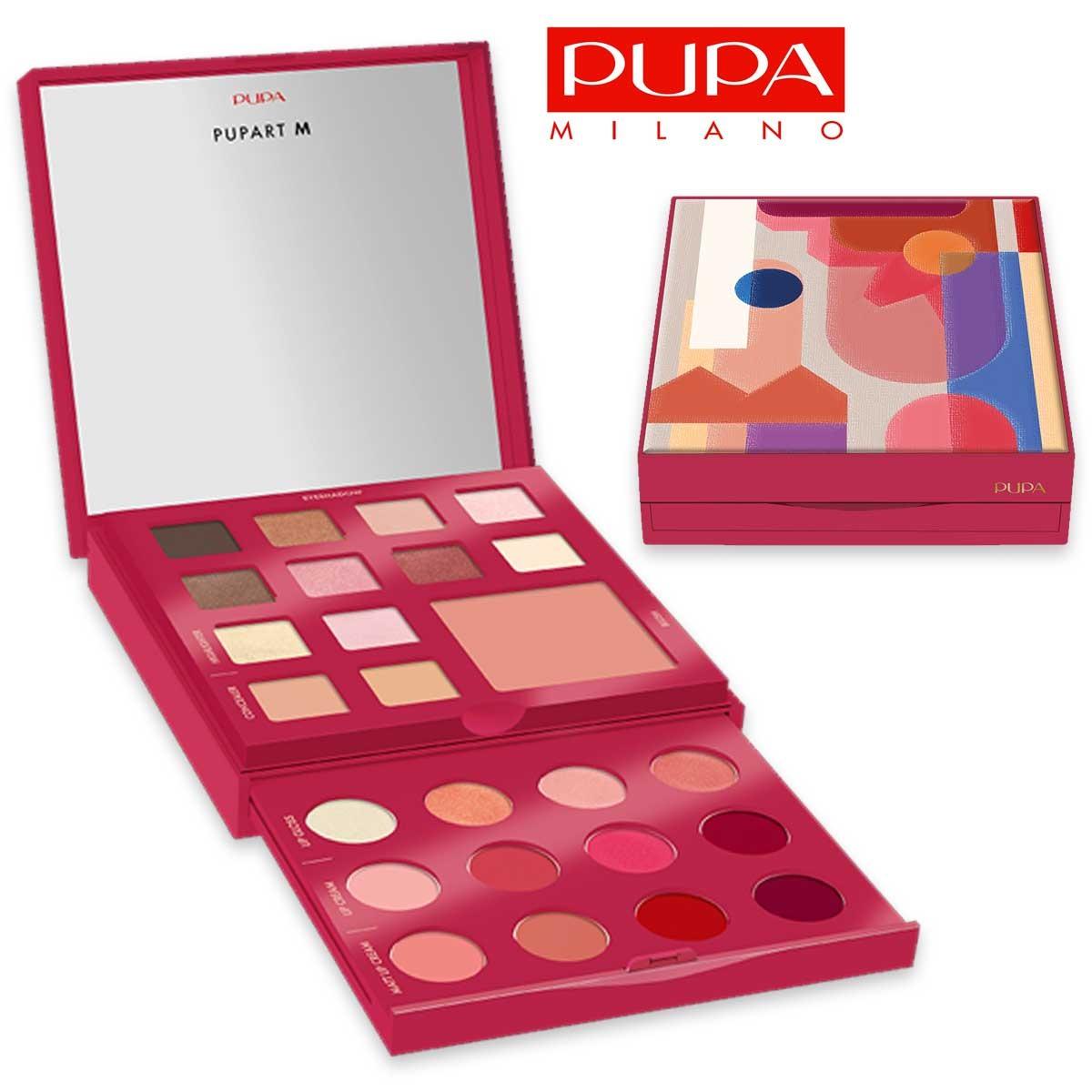 Pupa PupArt M 003 Bordeaux — Παλέτα σκιών ματιών