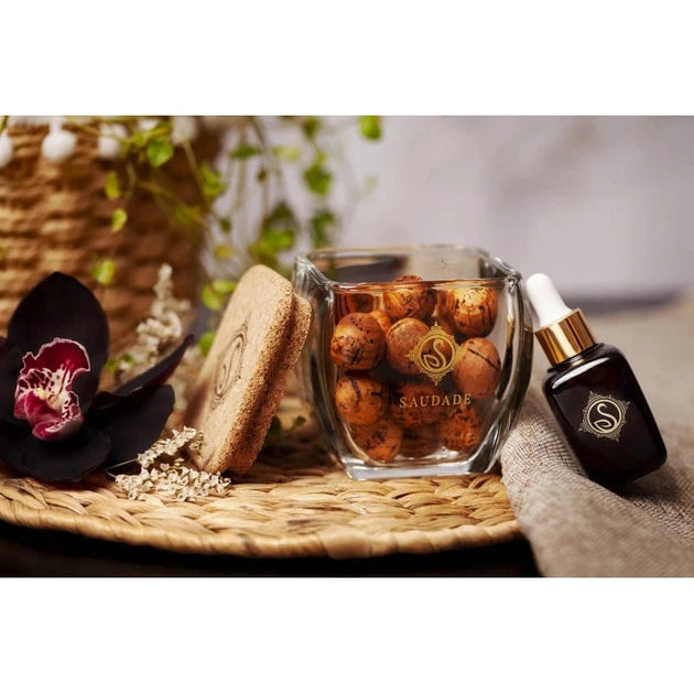 Essencias de Portugal Saudade Ricarica per Cork Diffuser Black Orchid 30 ml — ricarica olio profumato Orchidea Nera