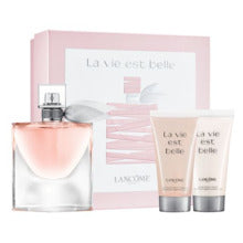 Lancome La Vie Est Belle Estuche EDP 50 ml, Loción Corporal La Vie Est Belle 50 ml y Gel de Ducha La Vie Est Belle 50 ml