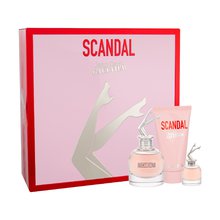 Set cadou Jean paul gaultier Scandal EDP 50ml, lotiune de corp 75ml si EDP miniatural 6ml