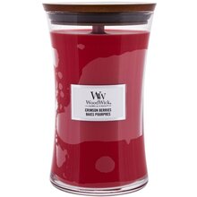 Woodwick Vaso candela profumato Frutti di bosco cremisi 275 g