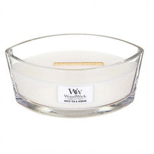 Woodwick White Tea &amp; Jasmine Ship (chá branco e jasmim) - Vela perfumada - 453,0 g