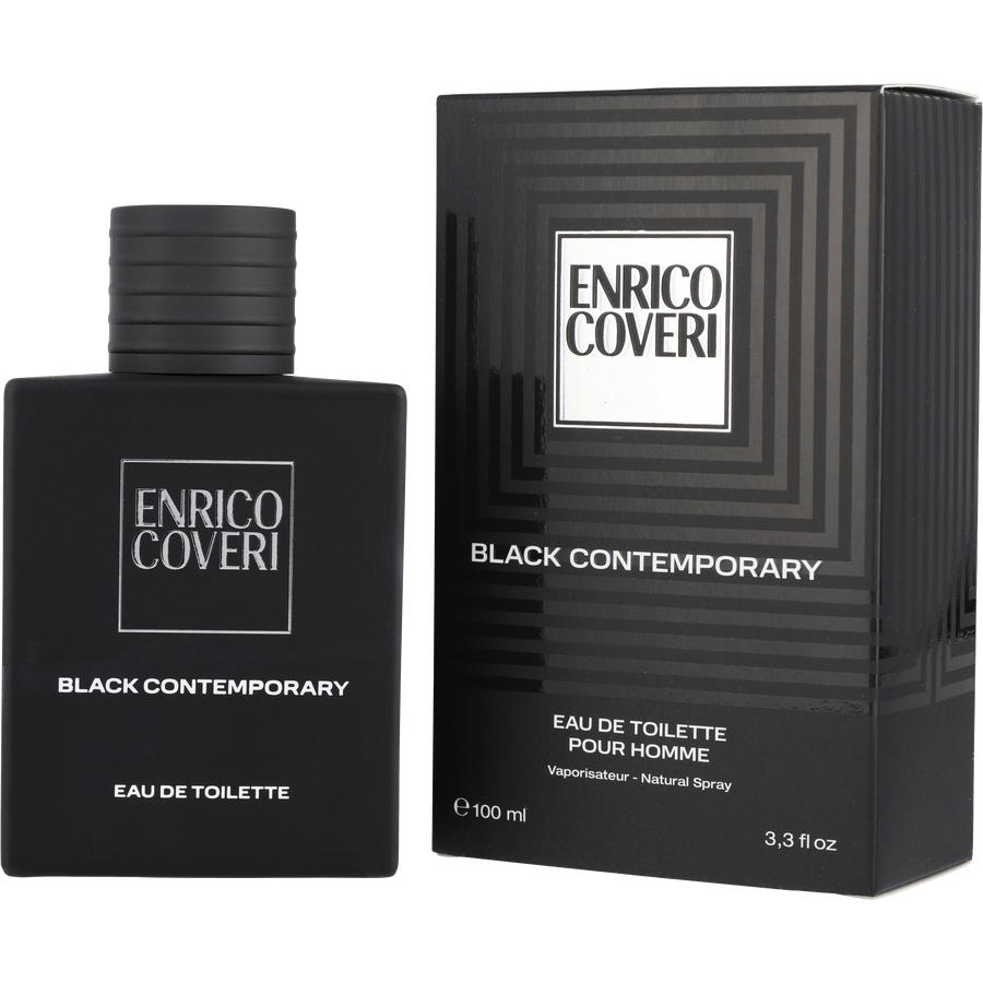 Enrico Coveri Black Contemporary Set (edt/100ml + acc/1pz)