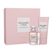 Abercrombie &amp; fitch Authentic Women SET EDP 100 ml + Miniature EDP 15 ml + Lotion pour le corps 200 ml