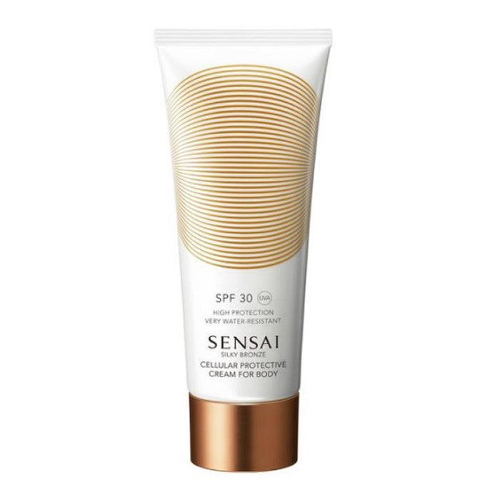 Sensai 셀룰라 프로텍티브 바디 크림 Spf30 실키 브론즈 150ml