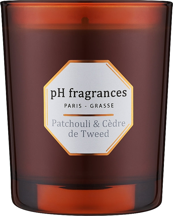 pH Fragrances Patchouly &amp; Cedar Of Tweed — candela profumata 180 g
